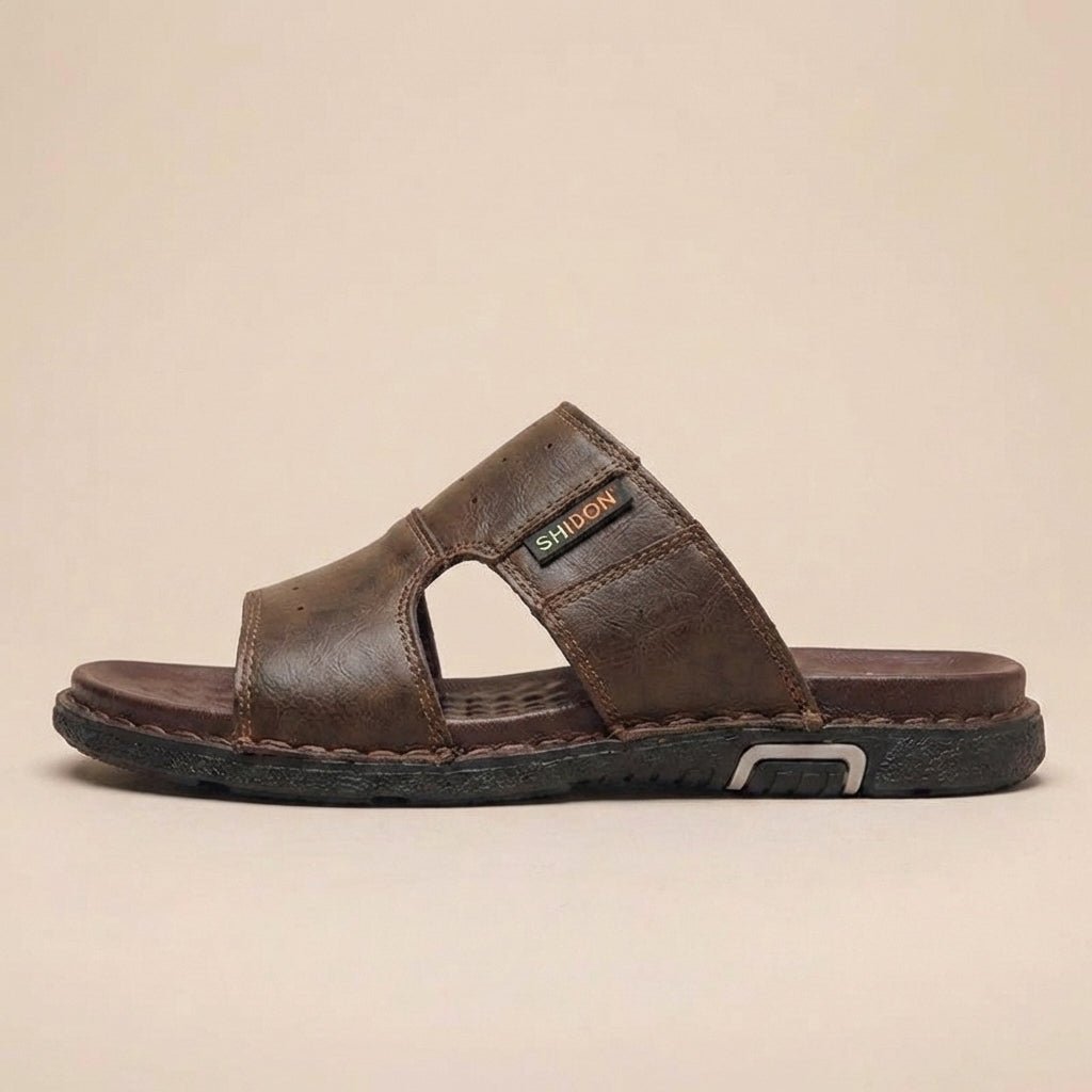 Men's Orthopedic Wide Fit Slide Sandals | Arch Support Walking Shoes