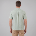 Overhemd Heren Verticale Strepen Resort Casual Zomer