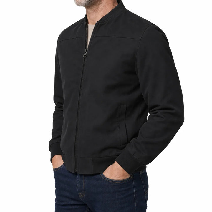 Owen | Mens Fall Suede Bomber Jacket