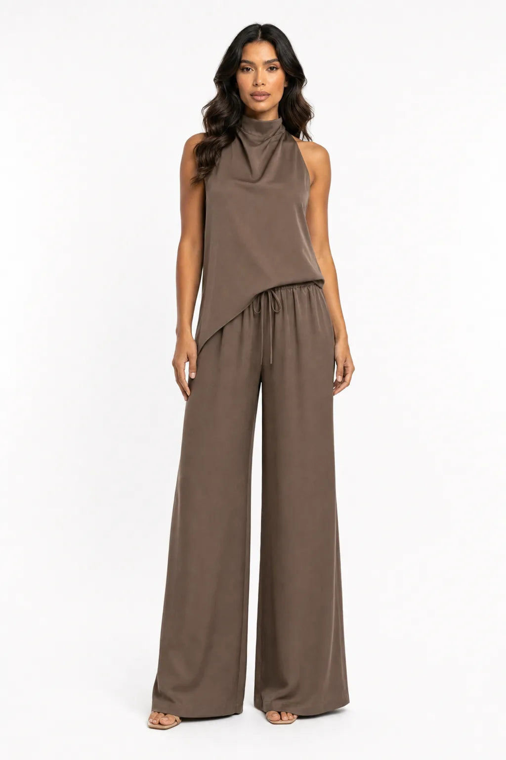 Phoebe Halter Trouser Set