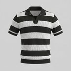 Polo Lange Mouwen Heren Smart Casual Gestreept