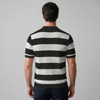 Polo Lange Mouwen Heren Smart Casual Gestreept
