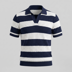 Polo Lange Mouwen Heren Smart Casual Gestreept