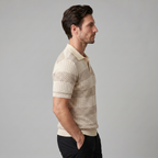 Polo Lange Mouwen Heren Smart Casual Gestreept