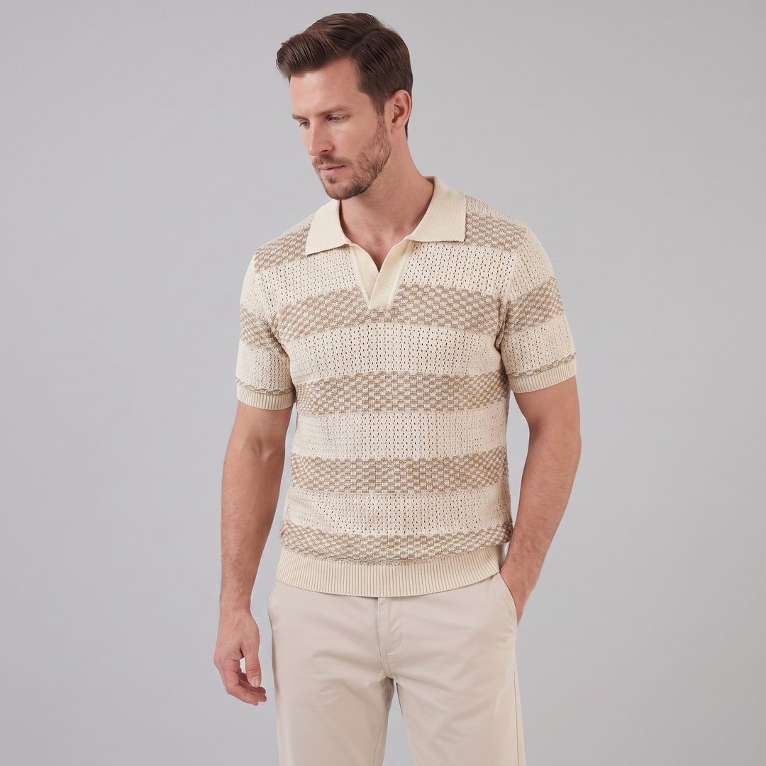 Men's Casual Short Sleeve Shirt - Lightweight Summer Button-Down
