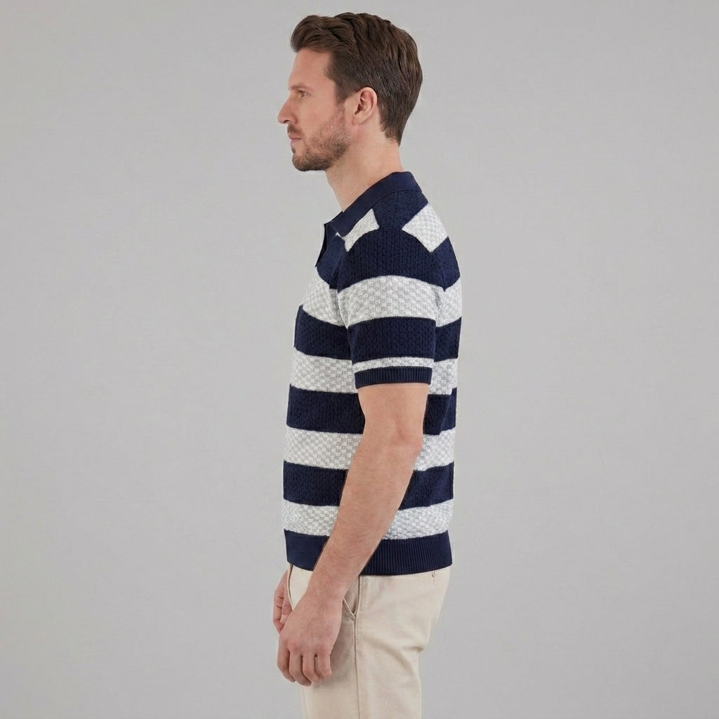 Men's Casual Short Sleeve Shirt - Lightweight Summer Button-Down
