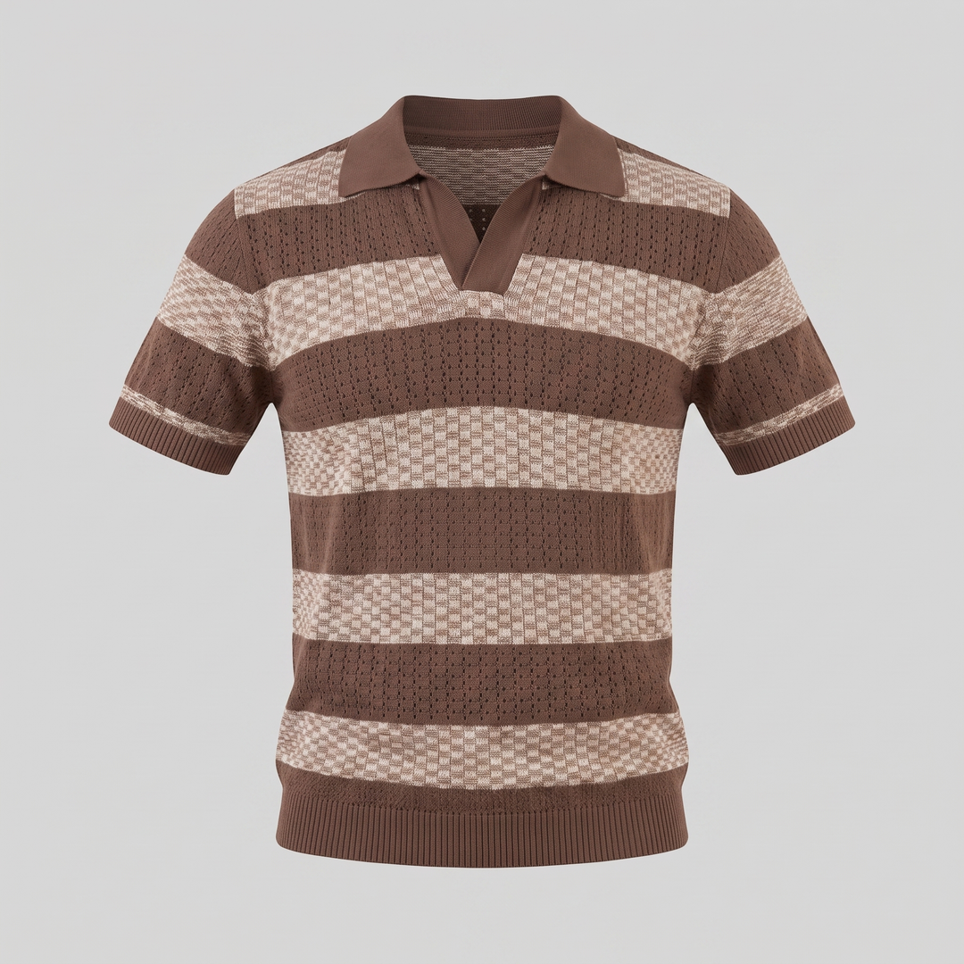Men's Casual Short Sleeve Shirt - Lightweight Summer Button-Down