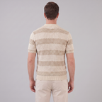 Poloshirt Heren Gebreide Textuur Lange Mouwen Casual Zomer