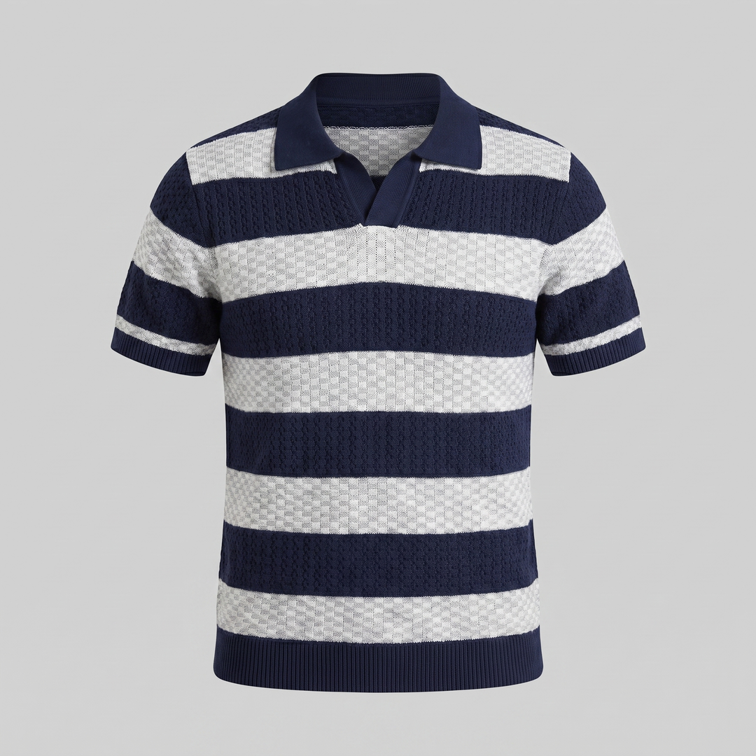 Men's Casual Short Sleeve Shirt - Lightweight Summer Button-Down