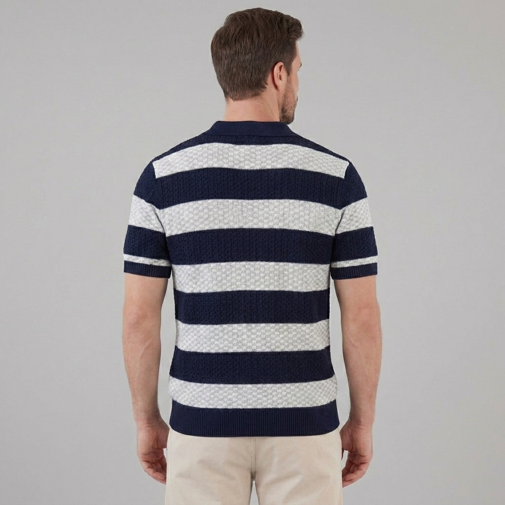 Men's Casual Short Sleeve Shirt - Lightweight Summer Button-Down