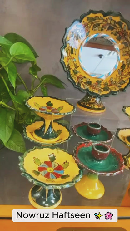 Ceramic Flower Haftseen (Nowruz) Set
