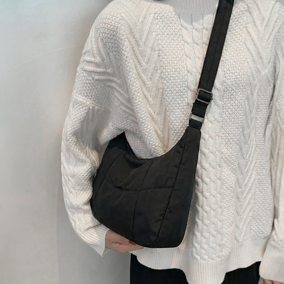 Soft Fabric Shoulder Bag for Everyday Use