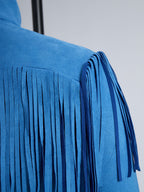Ramona | Women's Western Fringe Zip Front Mini Dress