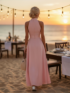 Ravenna | Women's Halter Neck Maxi Dress