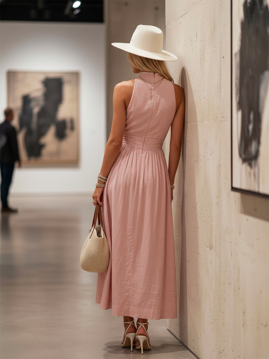 Ravenna | Women's Halter Neck Maxi Dress