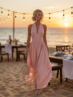 Ravenna | Women's Halter Neck Maxi Dress