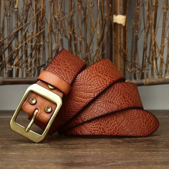 Men's Handcrafted Cowhide Leather Belt