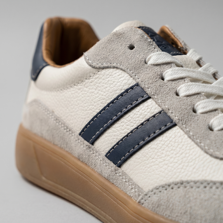 Retro Sneakers Heren Leer Casual Zomer