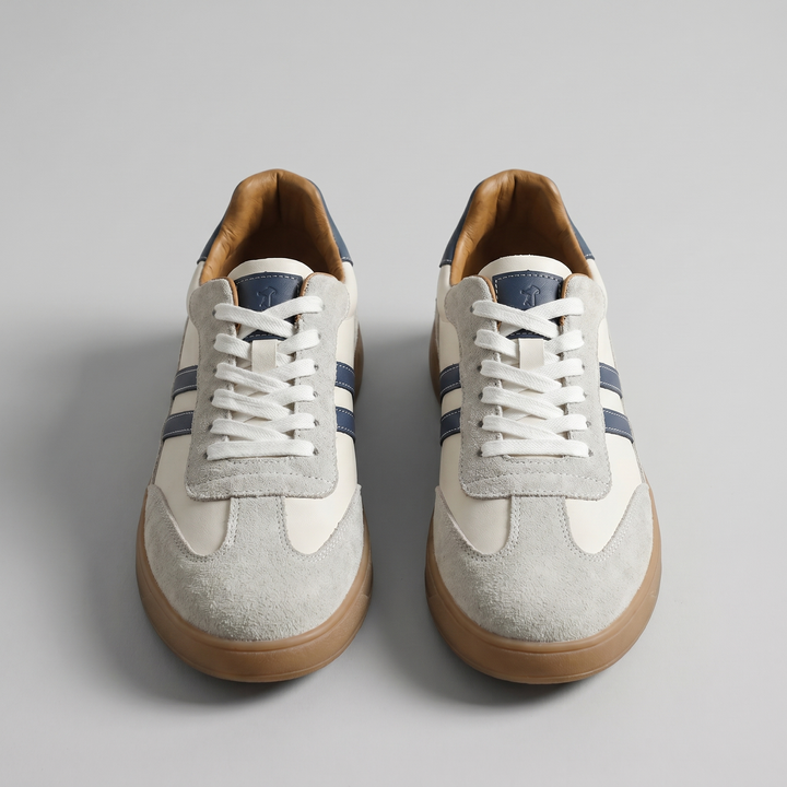 Retro Sneakers Heren Leer Casual Zomer