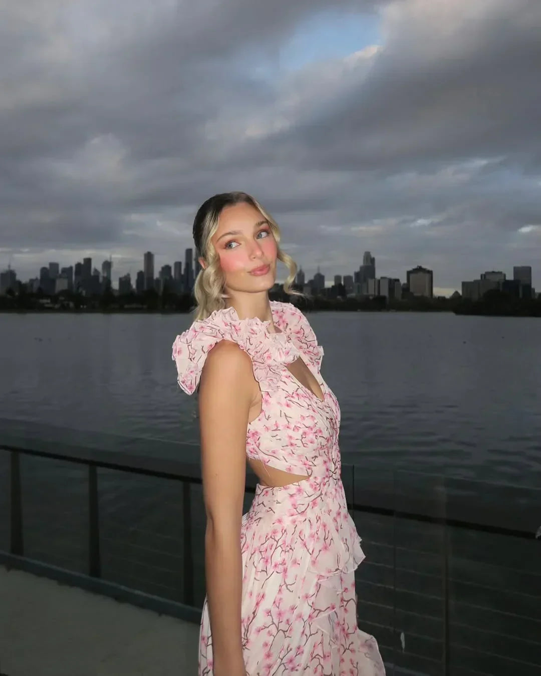 Celestine's | Floral Sleeveless Maxi Dress Wedding Guest Occasion