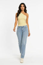Rosa | One-Shoulder Ruched Top