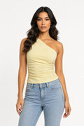 Rosa | One-Shoulder Ruched Top