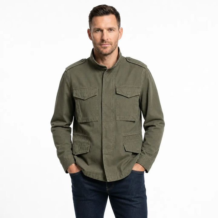 Men’s Oversized Utility Jacket for Fall