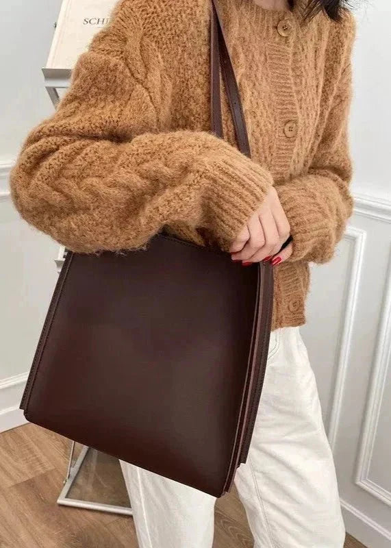 Sari Tote Bag - PU Leather Structured Everyday Carry