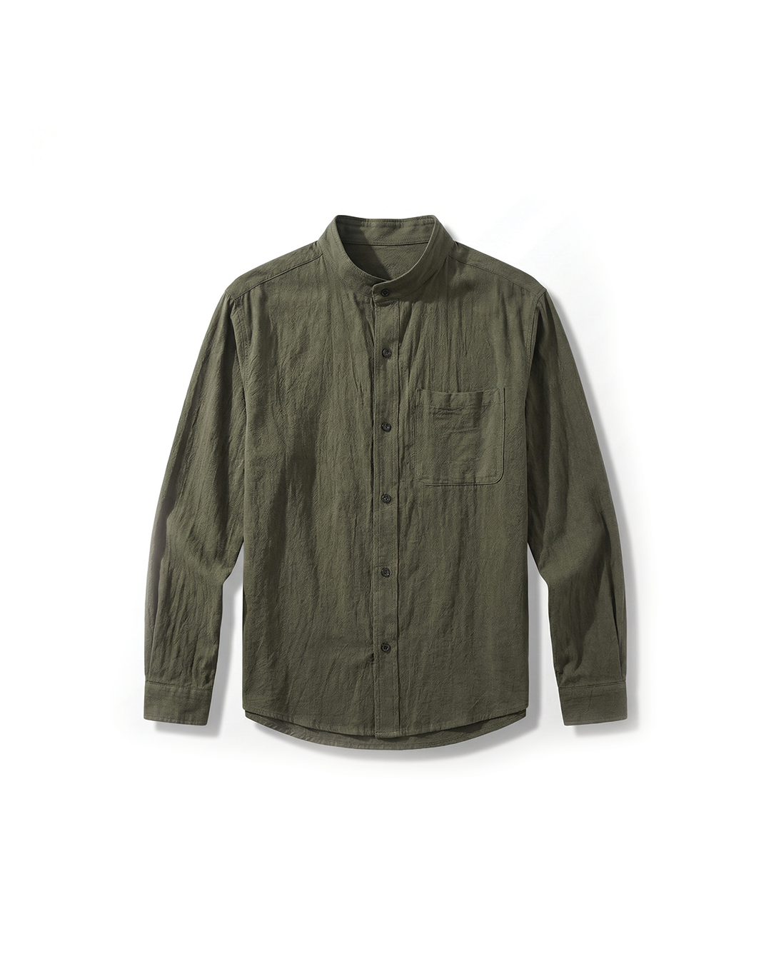 Men's Cotton Button-Up Shirt – Lightweight & Breathable