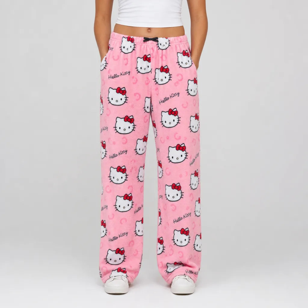 Sakura | Womens Plush Pajama Pants