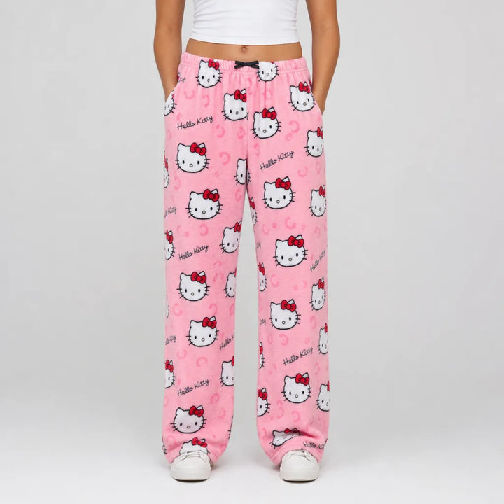 Sakura | Womens Plush Pajama Pants