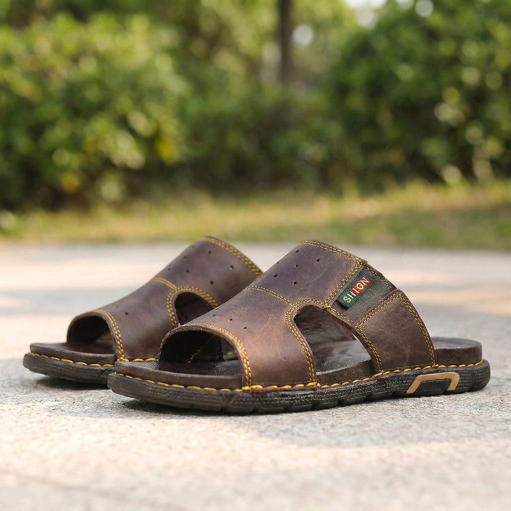 Rowan | Orthopedic Cutout Slide Sandals