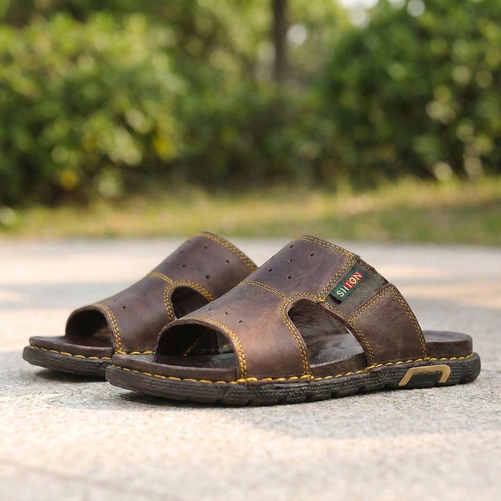 Rowan | Orthopedic Cutout Slide Sandals