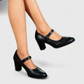 Scarlet | Women's Block Heel Mary Jane Shoes