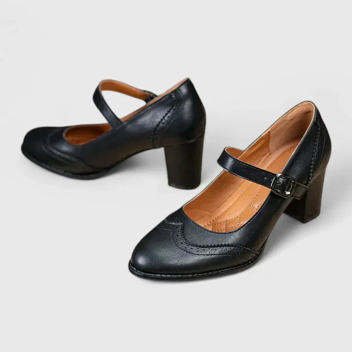 Scarlet | Women's Block Heel Mary Jane Shoes