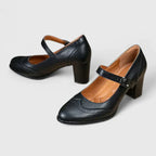 Scarlet | Women's Block Heel Mary Jane Shoes