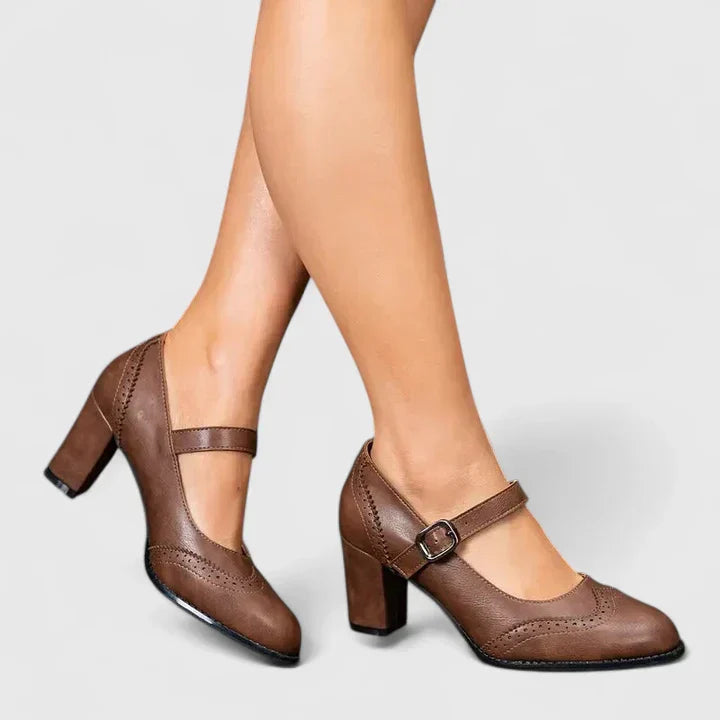 Scarlet | Women's Block Heel Mary Jane Shoes