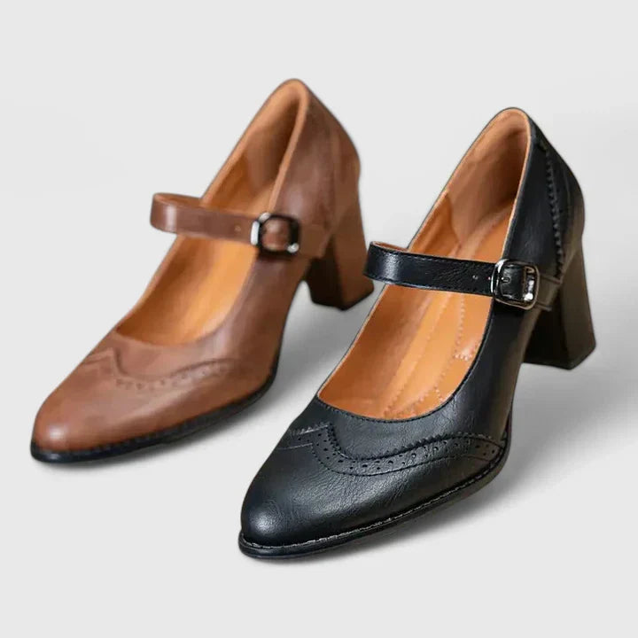 Scarlet | Women's Block Heel Mary Jane Shoes