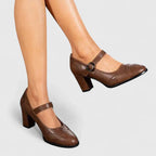 Scarlet | Women's Block Heel Mary Jane Shoes