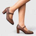 Scarlet | Women's Block Heel Mary Jane Shoes