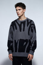 James Abstract Intarsia Jumper Luxe