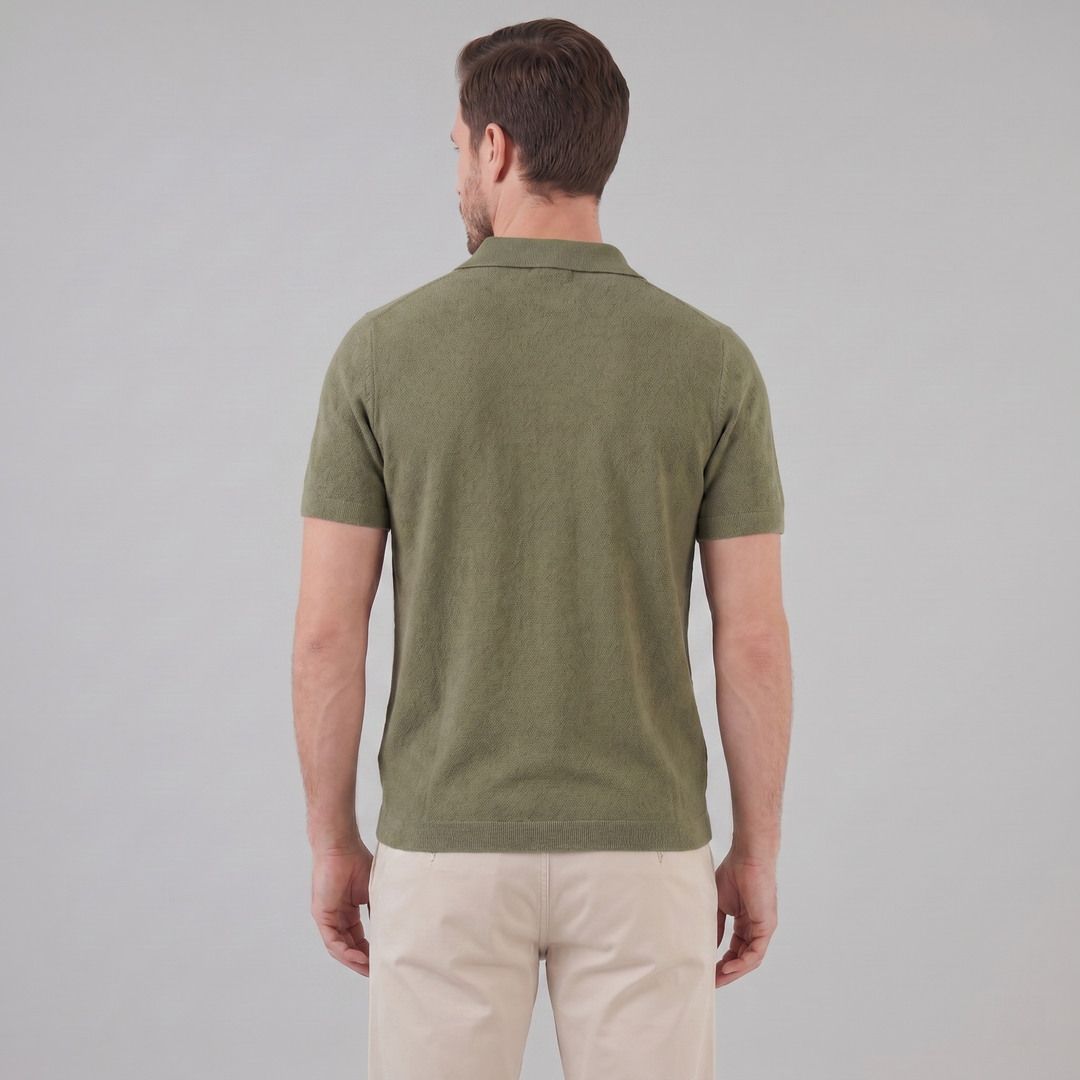 Smart Casual Heren Polo V-Hals Zomer Lightweight