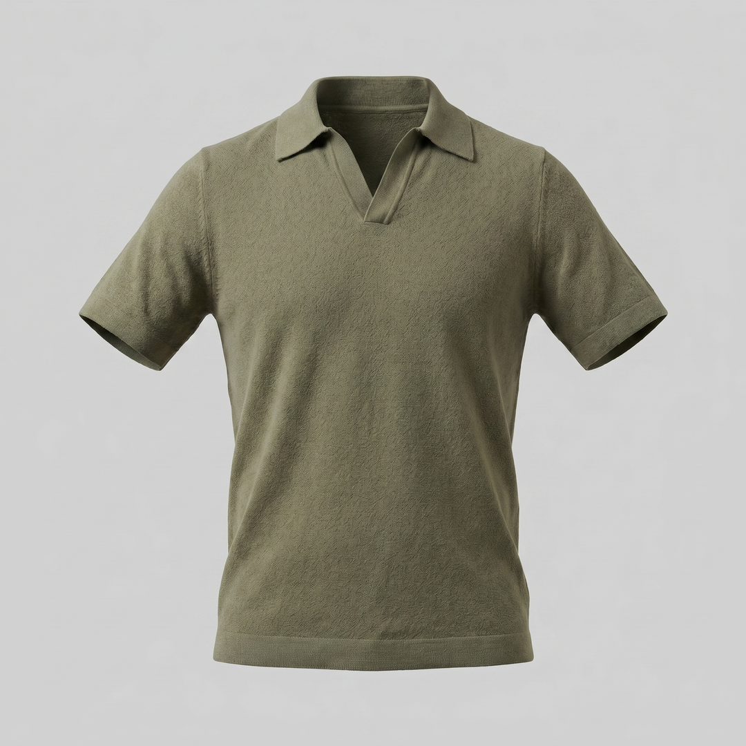 Smart Casual Heren Polo V-Hals Zomer Lightweight