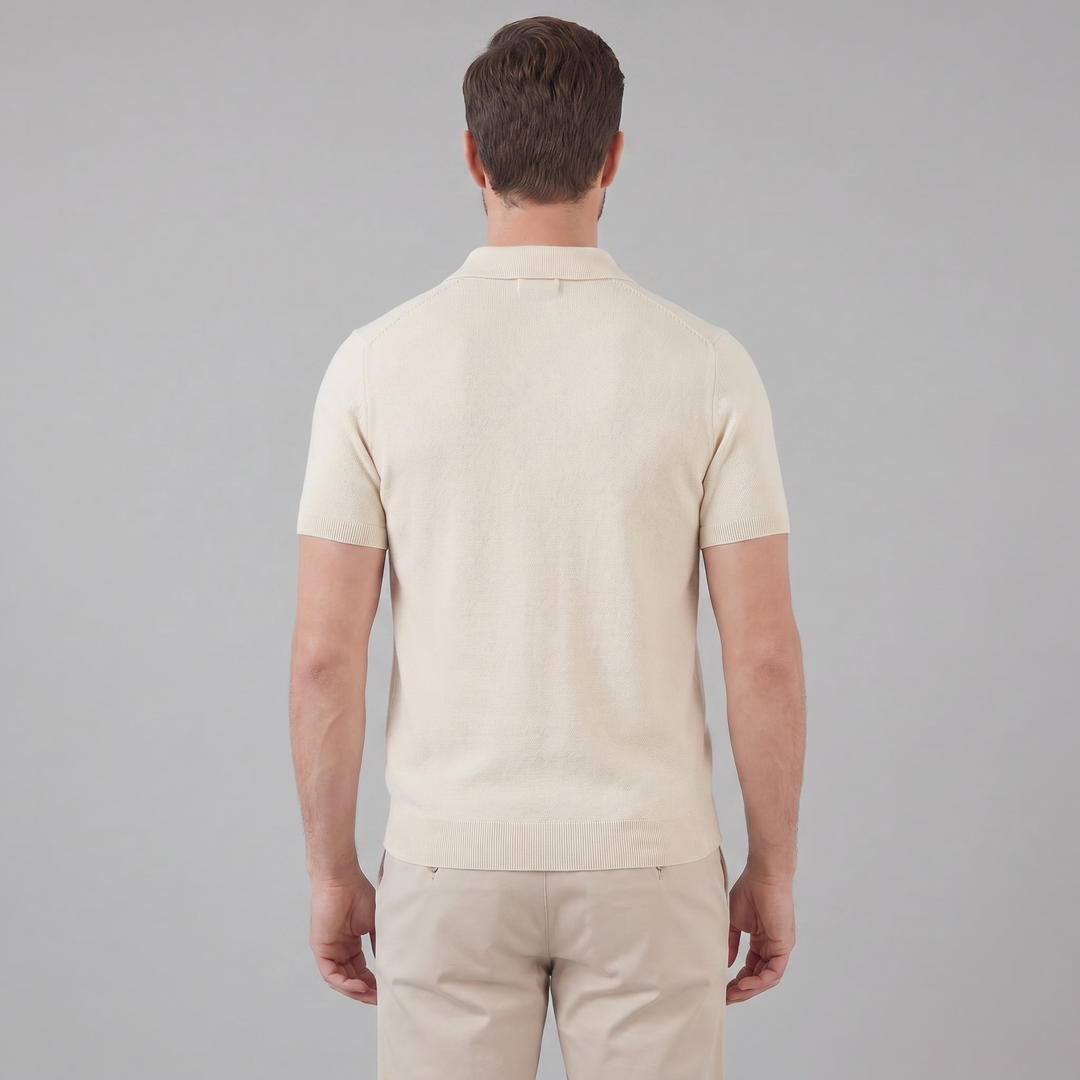 Smart Casual Heren Polo V-Hals Zomer Lightweight