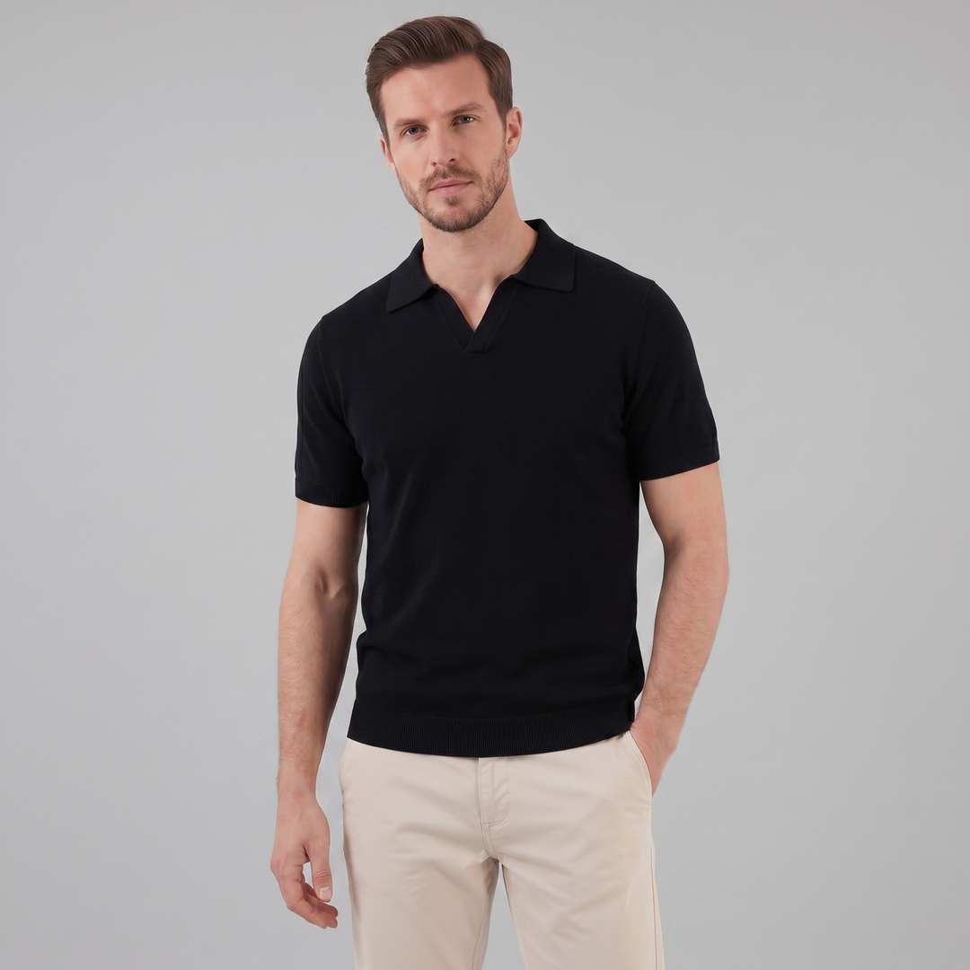 Smart Casual Heren Polo V-Hals Zomer Lightweight