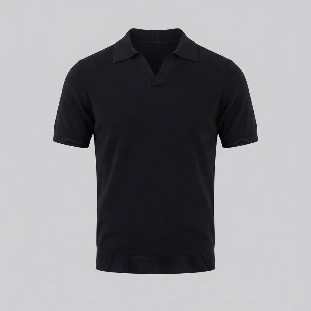 Smart Casual Heren Polo V-Hals Zomer Lightweight