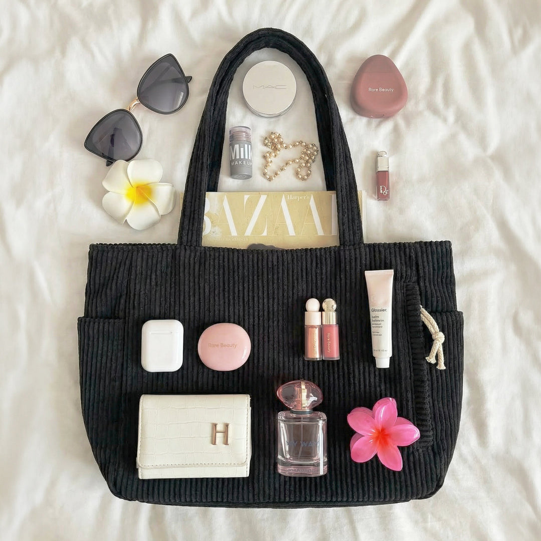 Corduroy Tote Bag for Everyday Use