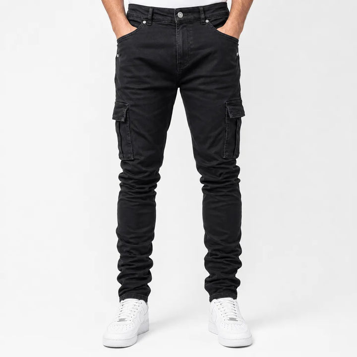 Sterling | Mens Cargo Pants Denim Jeans