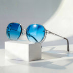 Emma | Sunglasses Aviator Style Gold Frame Gradient Lenses UV400