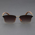 Luna | Sunglasses Half-Frame Polarized UV400 Browline Classic